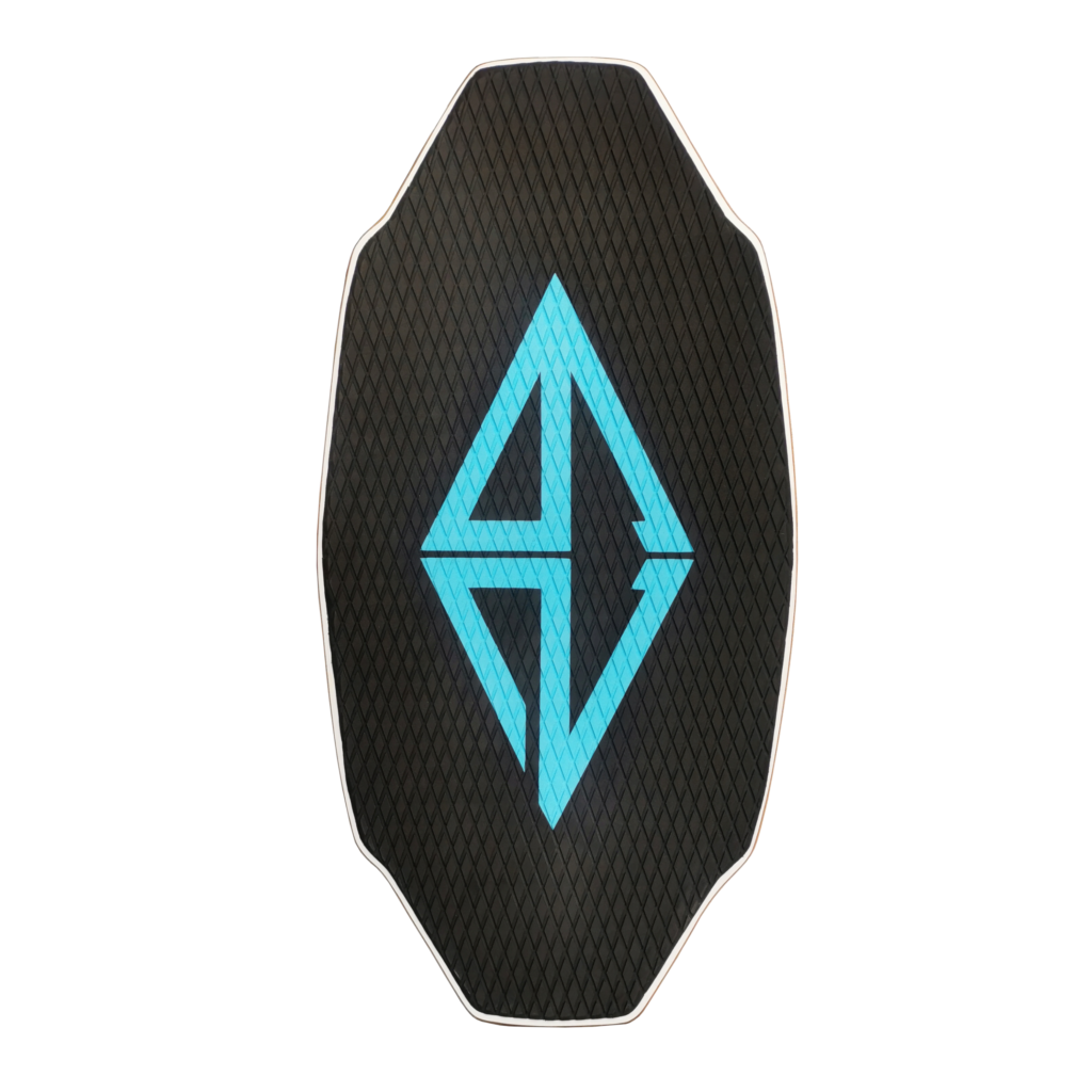 Tavola Da Surf Laminato Skimboard GoZone Tropic Blue - HPL Standard Per Scivolamento Sull'acqua Board Acque Basse - 7